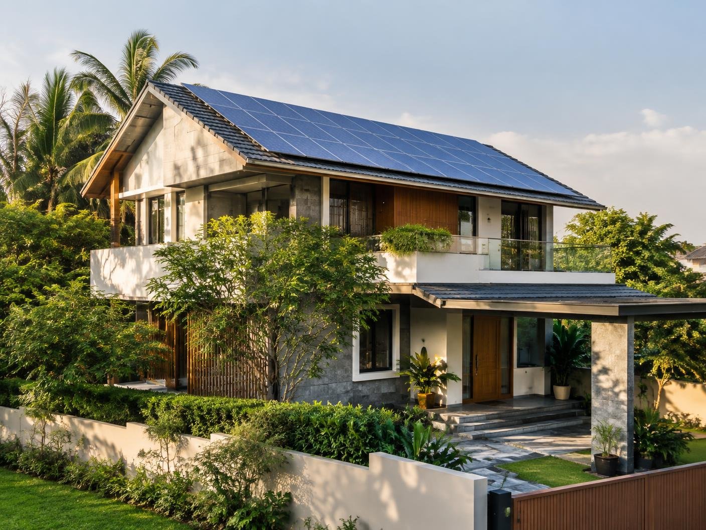 Residential solar installation